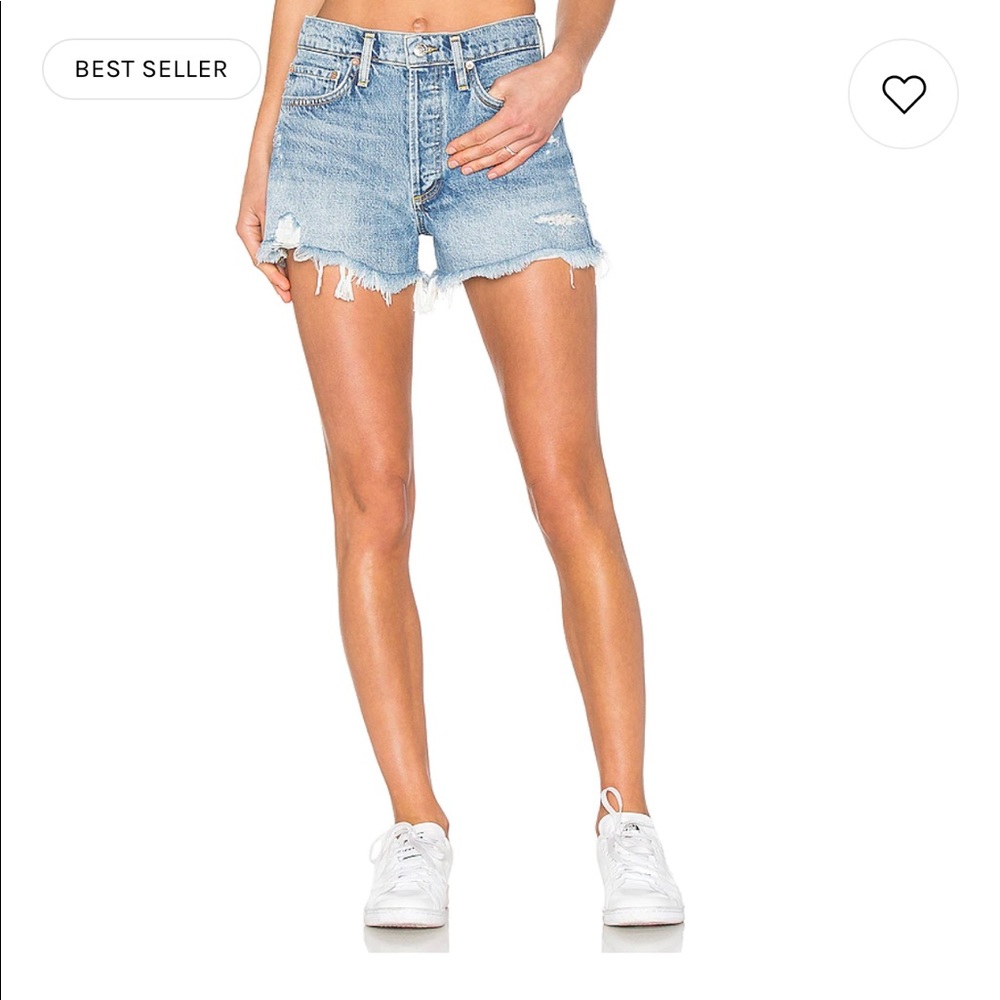 AGOLDE denim shorts